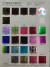 Laser PET engraving film PUPVCTPU scallion powder reflective luminous engraving film heat transfer printing heat transfer drawing and heat transfer image 50X100M Application Scenario